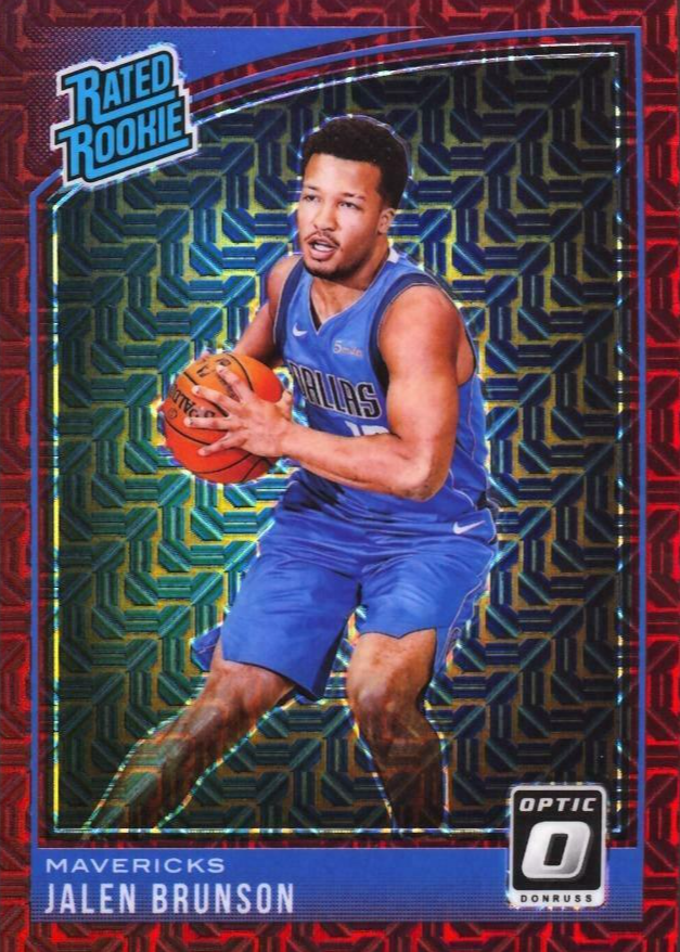 Jalen Brunson 2018 Optic #179 Choice Red /88 Price Guide - Sports  