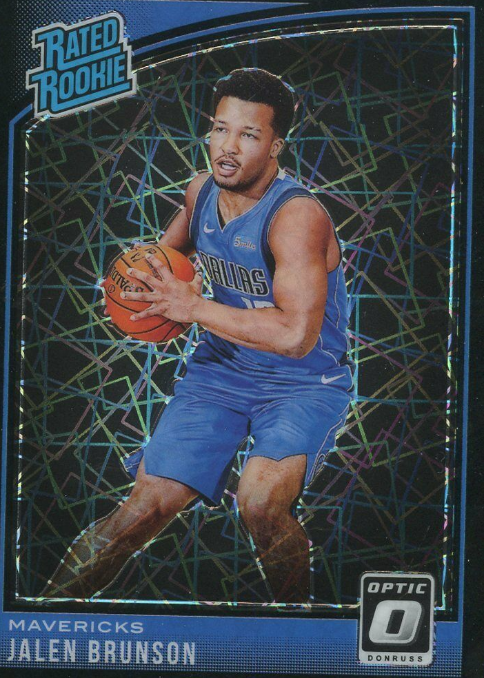 Jalen Brunson 2018 Optic #179 Black Velocity /39 Price Guide