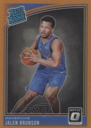 Jalen Brunson 2018 Optic #179 Orange /199 Price Guide - Sports