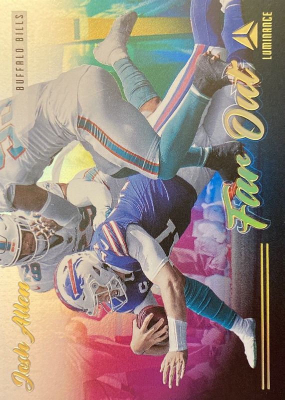 Josh Allen 2022 Luminance #FO-JAL Far Out /(SSP) SGC 9