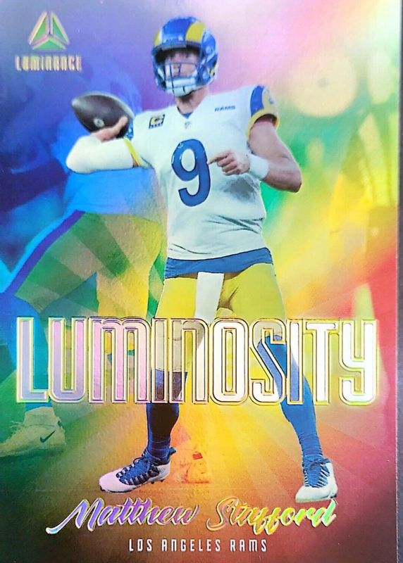 Matthew Stafford 2022 Luminance #LM-MST Luminosity /(SSP) SGC 10