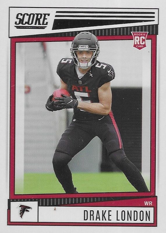 Drake London 2022 Score #379 Base Rookie SGC 9.5