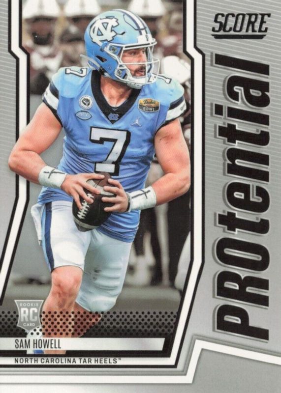 Sam Howell 2022 Score #P-SH Protential Rookie SGC 10