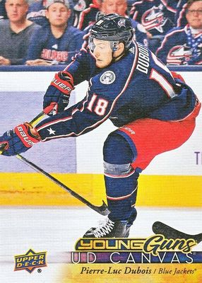 2017 Upper Deck #C98 Young Guns Canvas