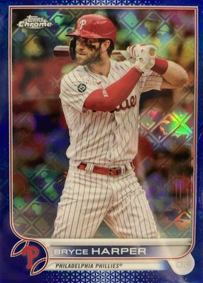 2022 Topps Chrome Logofractor Edition #18 Blue /150