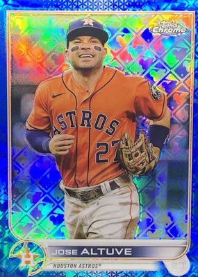2022 Topps Chrome Logofractor Edition #61 Blue /150