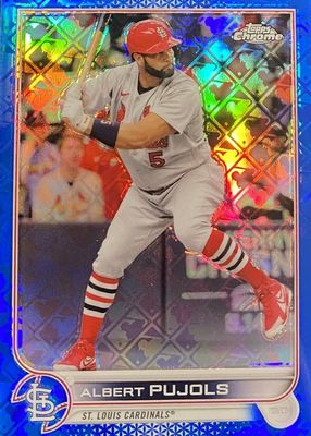 2022 Topps Chrome Logofractor Edition #85 Blue /150