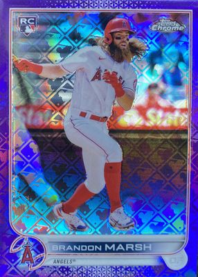 Brandon Marsh 2018 Bowman Chrome #BCPA-BM Prospect Auto