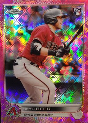 2022 Topps Chrome Logofractor Edition #93 Pink /199