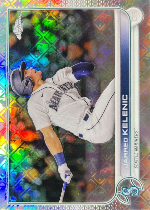 Jarred Kelenic 2022 Topps Chrome Logofractor Edition #97 Base BGS 9