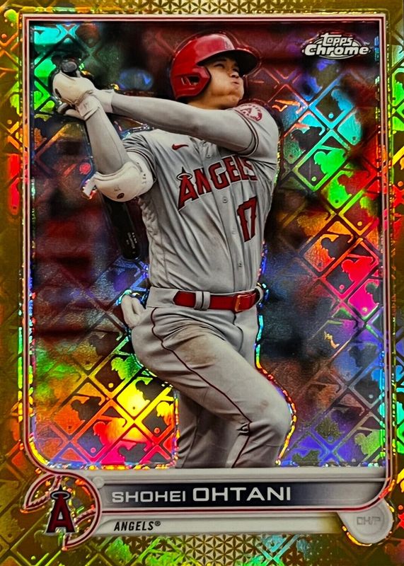 Shohei Ohtani 2022 Topps Chrome Logofractor Edition #1 Gold /50 SGC 9.5