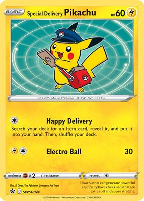 2020 Sword & Shield: Black Star Promo #SWSH074 Pokemon Center Canada