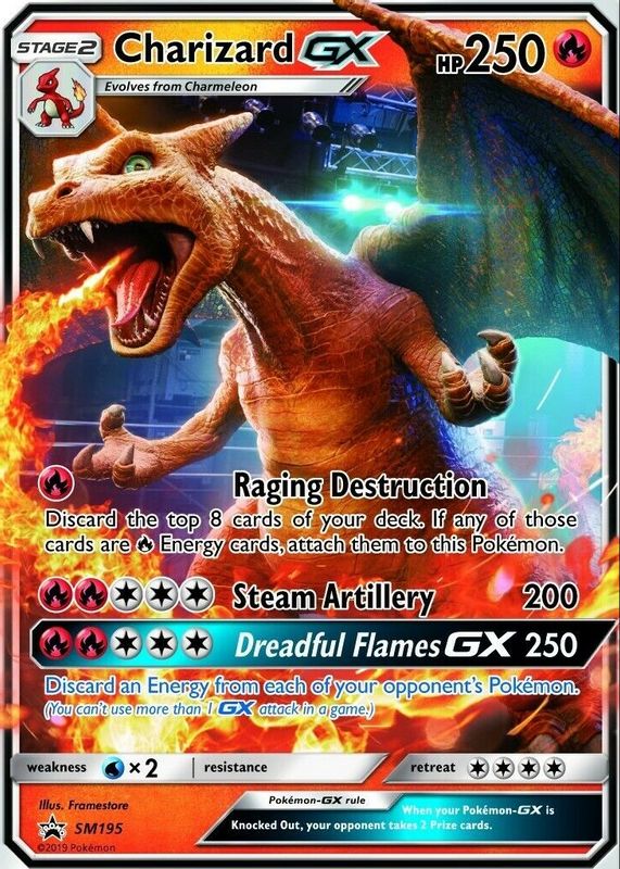 Charizard GX 2019 Sun & Moon: Black Star Promo #SM195 Detective Pikachu Set PSA 10