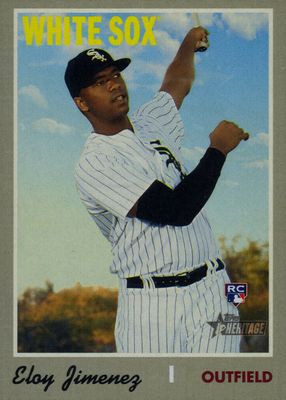 2019 Topps Heritage #516 Color Swap Variation