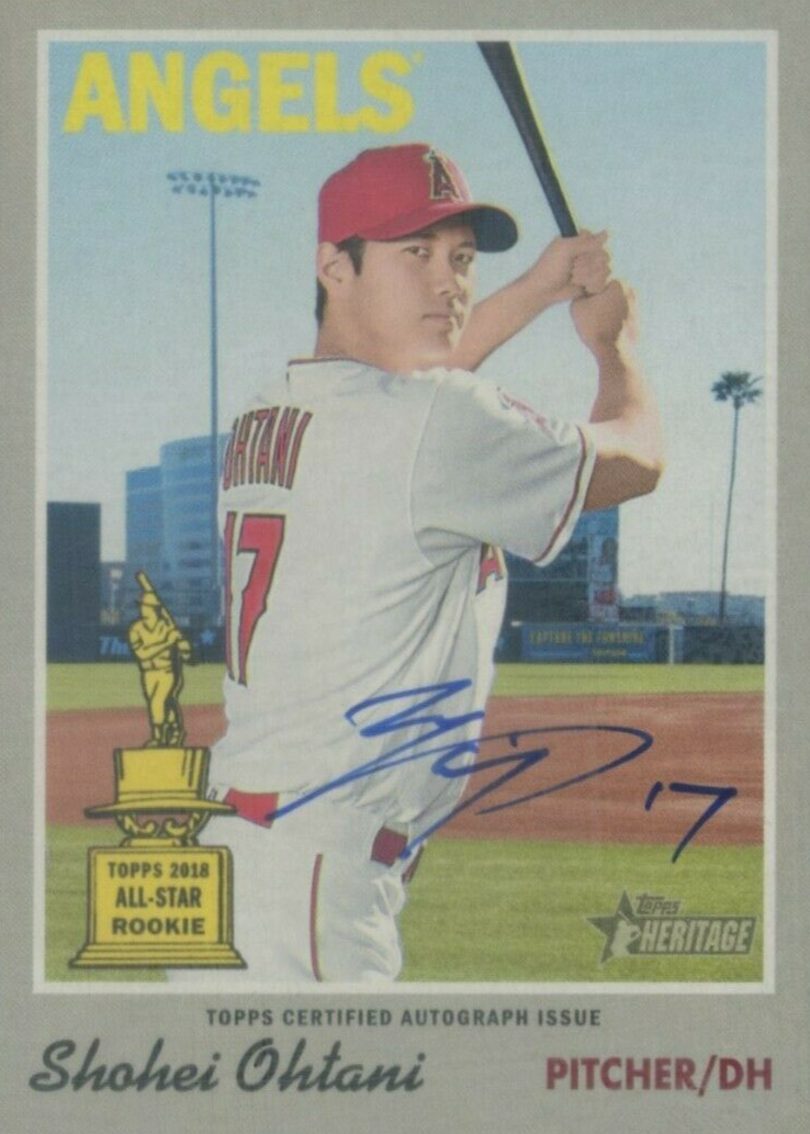 Shohei Ohtani 2019 Topps Heritage #ROA-SO Real One Autographs
