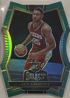 2016 Select #141 Premier Level Green Die-Cut /5