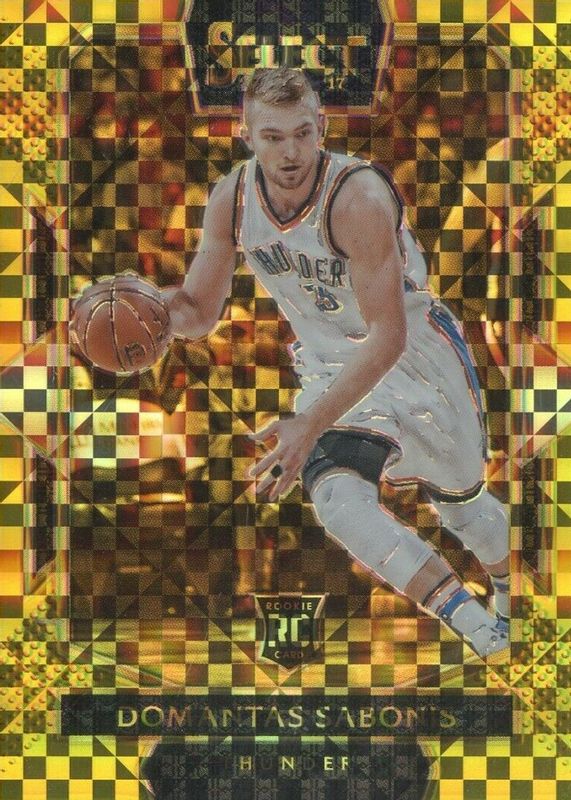 Domantas Sabonis 2016 Select #273 Courtside Gold /10 Rookie PSA 10