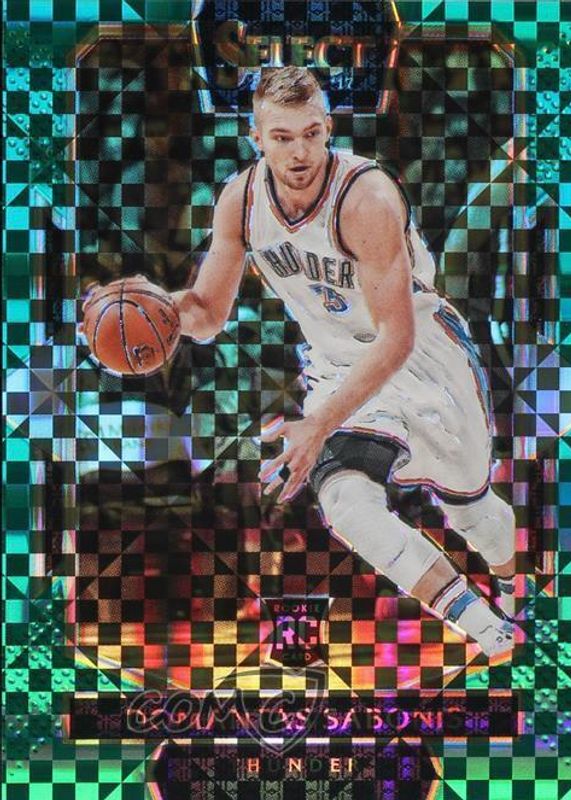 Domantas Sabonis 2016 Select #273 Courtside Green /5 Rookie BGS 9