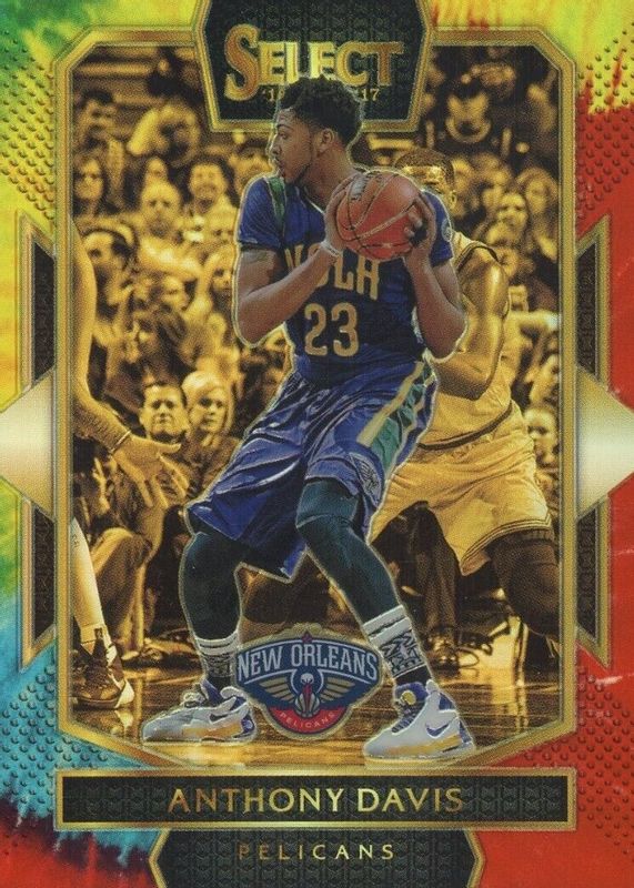 Anthony Davis 2016 Select #201 Courtside Tie-Dye /25 RAW