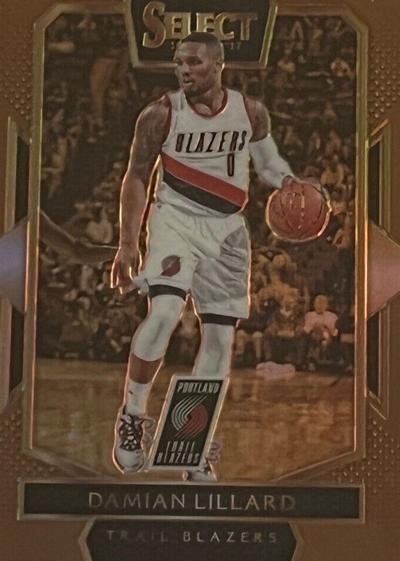 Damian Lillard 2016 Select #202 Courtside Copper /49 SGC 10