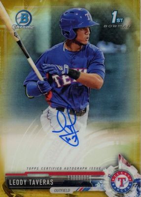 2017 Bowman Chrome #CPA-LT Prospect Auto - Gold Refractor /50 (1st)