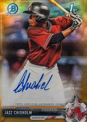 2017 Bowman Chrome #CPA-JC Prospect Auto - Gold Refractor /50 (1st)