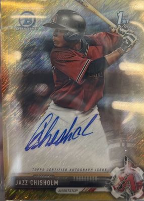 2017 Bowman Chrome #CPA-JC Prospect Auto - Gold Shimmer Refractor /50 (1st)