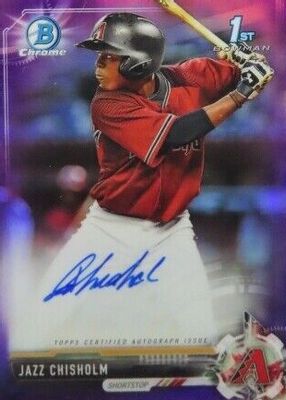 2017 Bowman Chrome #CPA-JC Prospect Auto - Purple Refractor /250 (1st)