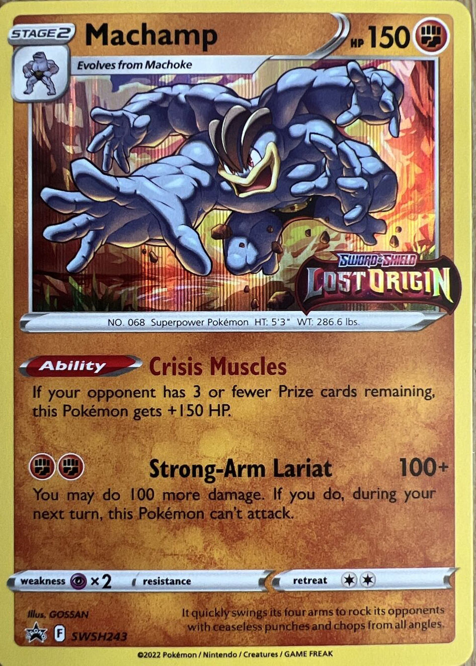 アメリカ購入品 表面はほぼ無傷 Machamp Machamp OC Error 1st Edition Shadowless CGC 8 NM/Mint