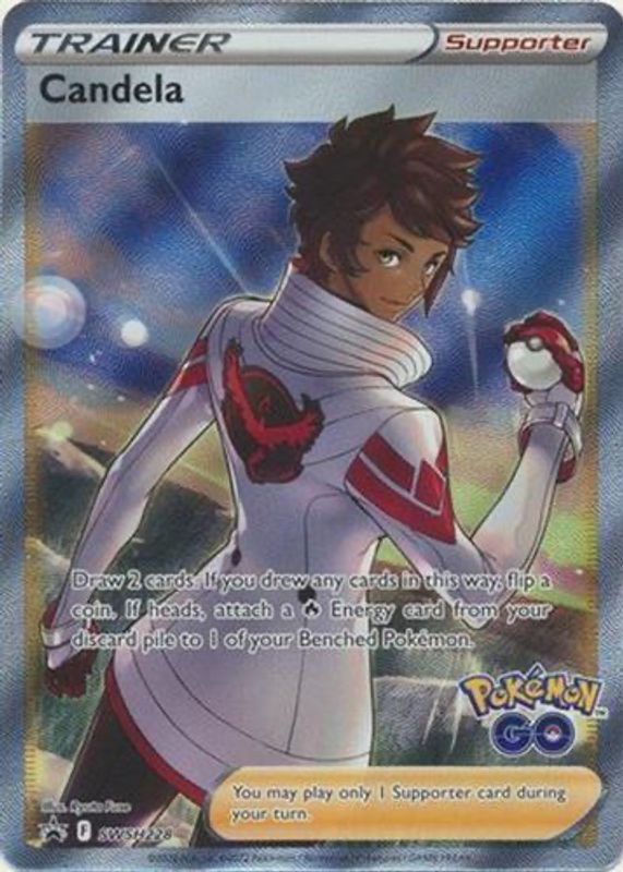 Candela 2022 Sword & Shield: Black Star Promo #SWSH228 Pokemon GO Special Collection (Team Valor) BGS 9.5