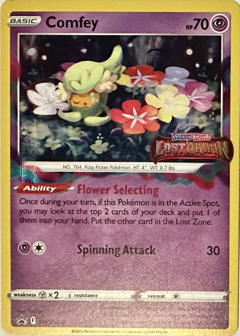 Comfey 2022 Sword & Shield: Black Star Promo #SWSH242 Build & Battle Box  (Lost Origin) Price Guide - Sports Card Investor