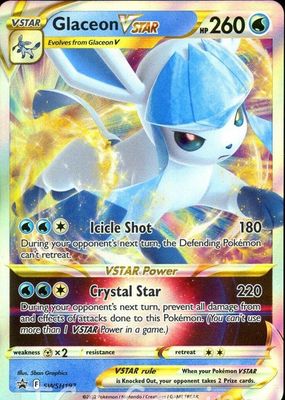 2022 Sword & Shield: Black Star Promo #SWSH197 Special Collection (Glaceon VSTAR)