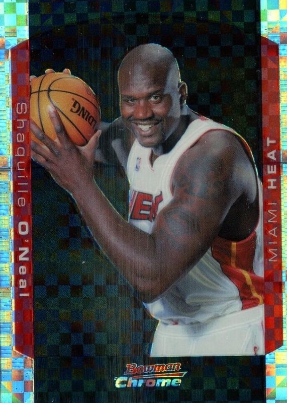 Shaquille O'Neal 2004 Bowman #34 Chrome - X-Fractor /150 RAW