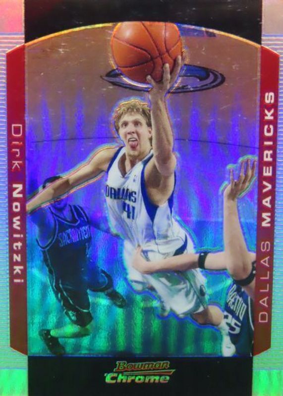 Dirk Nowitzki 2004 Bowman #41 Chrome - Refractor /300 PSA 10