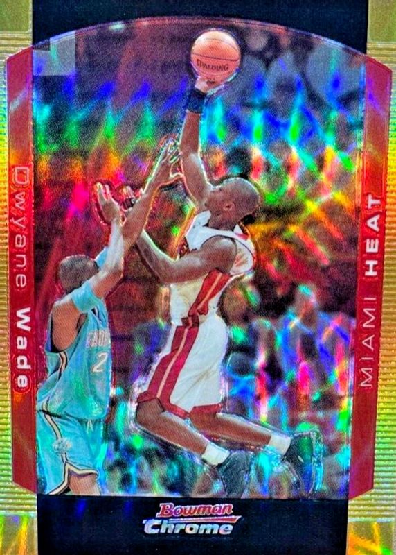 Dwyane Wade 2004 Bowman #68 Chrome - Gold Refractor /50 PSA 10