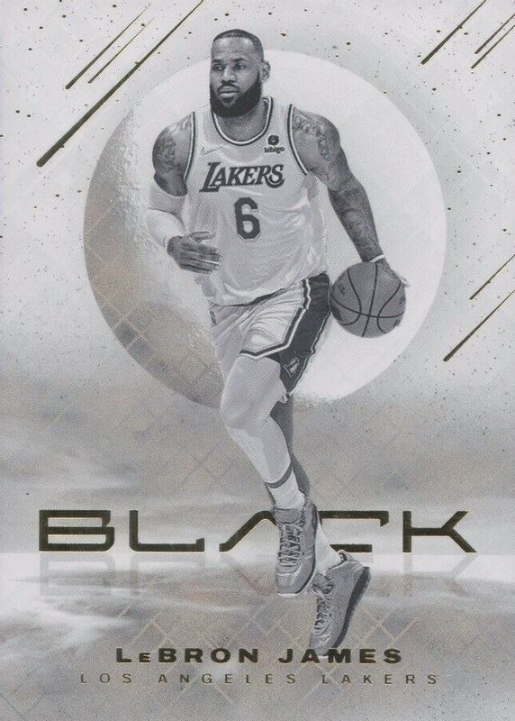 LeBron James 2021 Black #4 White Night /(SSP) PSA 10