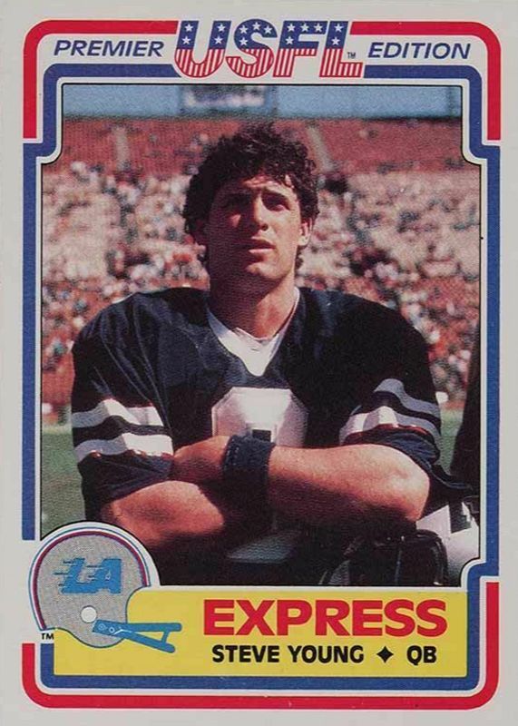 Steve Young 1984 Topps USFL #52 Base