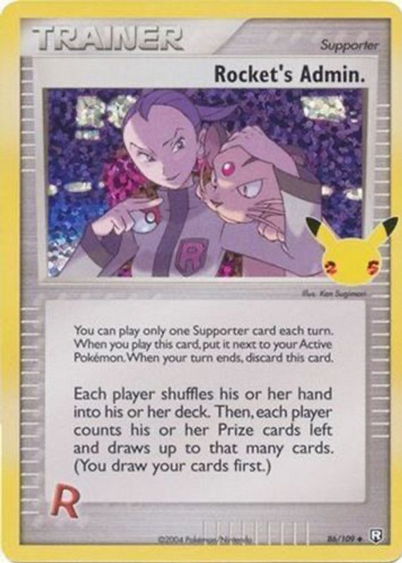 Rocket's Admin 2021 Celebrations: Classic Collection #86 Holo PSA 9