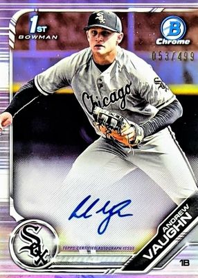 2019 Bowman Draft #CDA-AV Chrome DP Auto - Refractor /499 (1st)