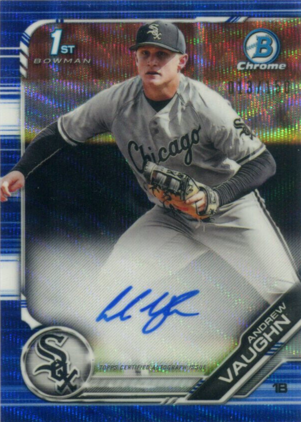Andrew Vaughn Baseball Cards Price Guide - Sports Card Investor