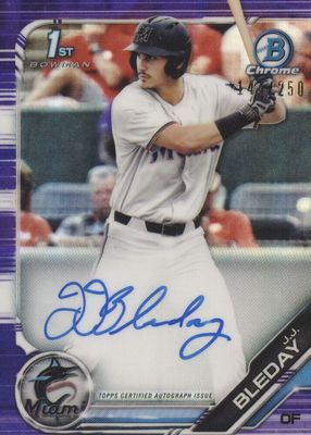 2019 Bowman Draft #CDA-JJB Chrome DP Auto - Purple Refractor /250 (1st)