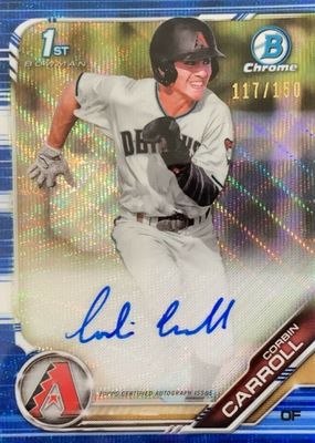 2019 Bowman Draft #CDA-CC Chrome DP Auto - Blue Wave Refractor /150 (1st)