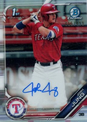 2019 Bowman Draft #CDA-JJ Chrome DP Auto - Refractor /499 (1st)