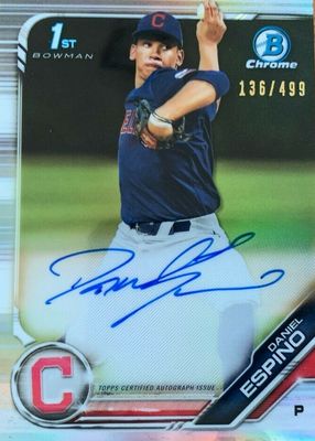 2019 Bowman Draft #CDA-DE Chrome DP Auto - Refractor /499 (1st)