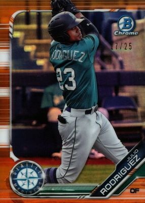 2019 Bowman Draft #BDC-60 Chrome - Orange Refractor /25