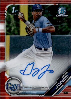 2019 Bowman Draft #CDA-GJ Chrome DP Auto - Orange Refractor /25 (1st)