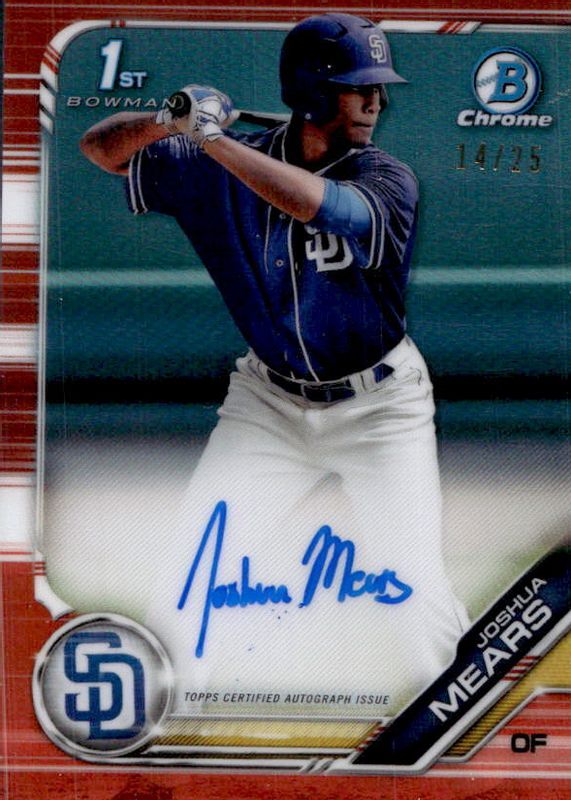 2019 Bowman Draft #CDA-JM Chrome DP Auto - Orange Refractor /25 (1st)