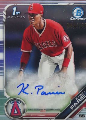 2019 Bowman Draft #CDA-KP Chrome DP Auto - Refractor /499 (1st)