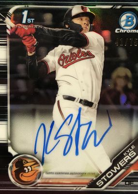 Kyle Stowers 2023 Topps #156 Golden Mirror Image Variation