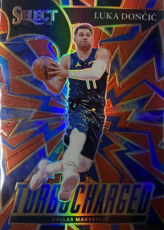 Luka Doncic 2021 Select #9 Turbocharged - Red PSA 9